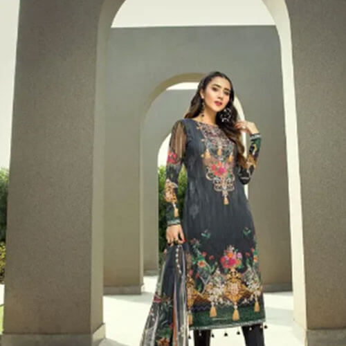 Materail Dress 3 Piece